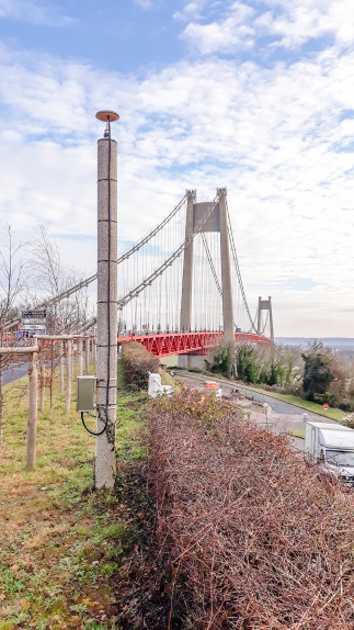 Structure du pont surveillée et vérifiée en temps réel